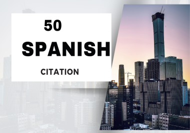 i will do best spanish 50 local citation links for spain local seo