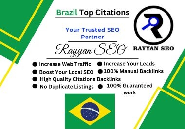 35 Brazil Top Citations Backlinks For Local SEO
