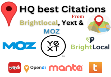 100 Top Local SEO Citations From Yext Moz and Brightlocal