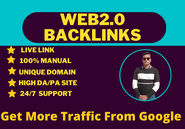 I will do 10 best web2.0 backinks