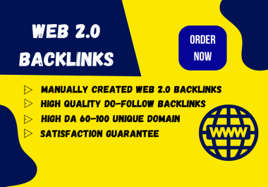 I will create Web 2.0 Backlinks for your website.