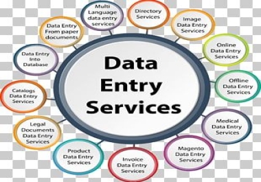 Data Entry,  Copy Paste,  MS Excel, Word,  Pdf, Web Scraping Service