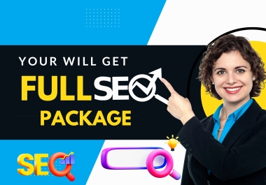 I will do full website ranking seo package for google top rank