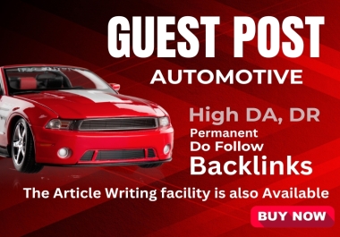 Get High DA Backlinks for Your Car Website with SEO Guest Posting