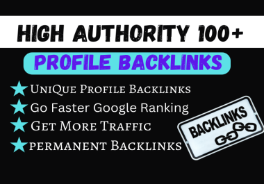 I'll manually generate 50 high-quality,  white-hat SEO profile backlinks.