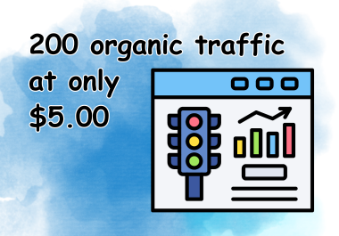Promote your website by 200 real and organic visitors