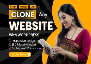 I will copy clone any website with wordpress elementor pro