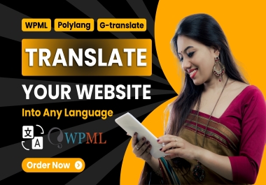 I will translate your wordpress website into any lang...