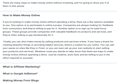 I will write a unique,  interesting,  informative,  500 word blog/article