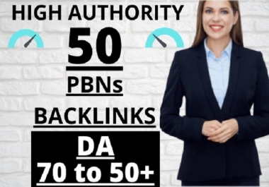 50 super Powerful Homepage PBN backlinks on DA 50 to 70+