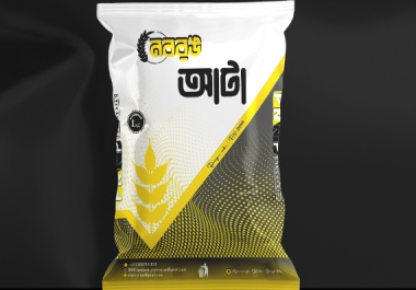 I will do Product packaging label and box design.