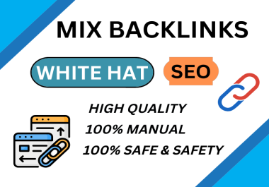 I will create 150 mix backlinks for your website on 1st rank