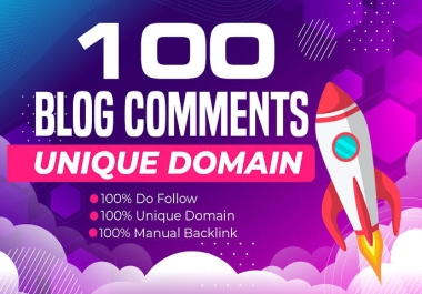 100 high-quality Unique Domain SEO do-follow backlinks and link-building