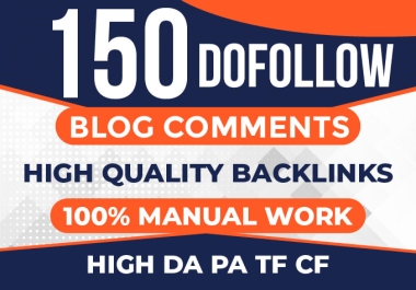 150 high-quality SEO do-follow backlinks and link-building