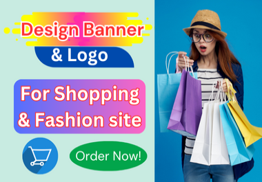 I will make banner for shopping website