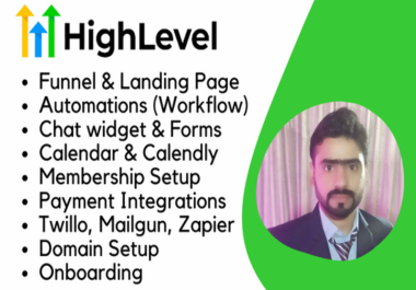 I will Build GHL landing page,  gohighlevel funnel or Websites