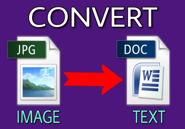 I will Extract Text from your any image and will convert into Notepad,  Word,  PDF