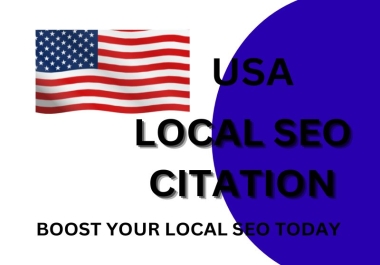 I will build 70 USA local citations on Business Listing Sites