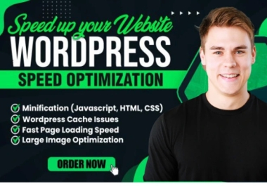 I will fully speed optimize wordpress website and improve load time