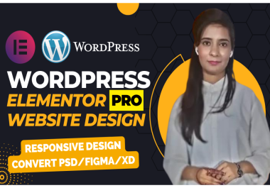 I will design,  develop creative wordpress website using elementor pro