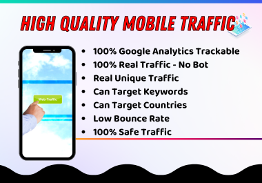 5000 Real Mobile Traffic To Your Website & Blog