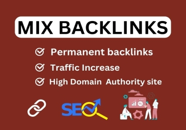 GET Rank Your Website 50 Different Types SEO Mix Dofollow Backlinks