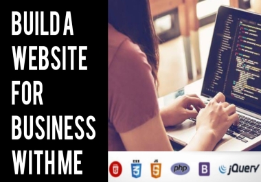 I will create custom responsive website with CMS panel to control website