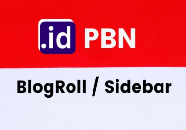 Get 50 Powerful Indonesia. ID PBN Sidebar Blogroll Permanent Homepage Backlinks