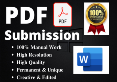 300+ PDF Submission Backlinks Top High Domain Index Post DA 90 to 50