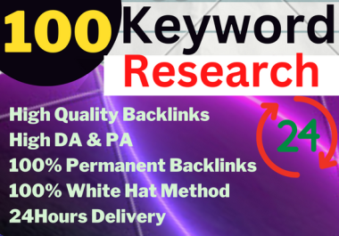 Your website will be researched for SEO keywords by me