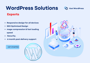 I will design the mobile responsive,  modern WordPress website