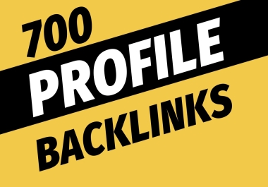 I will provide 700 high authority profile backlinks for your website gambling,  casino