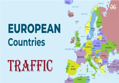 7000 Quality Visitors from Europe Country Targeted Website Traffic