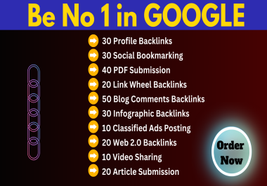 All In One 250 profile,  social,  pdf,  link wheel,  directory,  web2.0,  blog post,  video,  backlinks