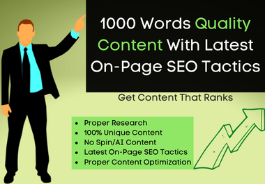 1500 Words Quality Content Don't Miss