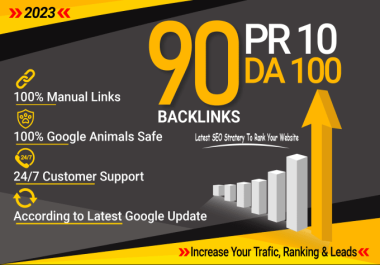 provide 90 da backlinks on high authority websites