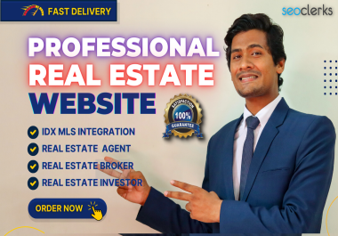I will Develop Real Estate website,  idx mls website in wordpress
