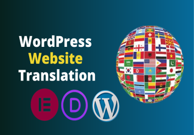 I will translate your wordpress website into any language