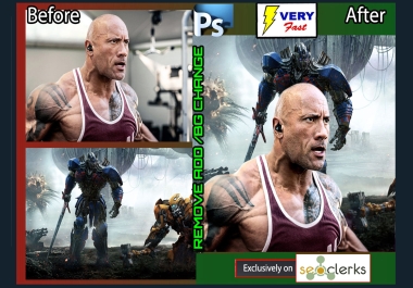 Photo Background Removal,  Clipping path & any Image Editing Very Fast