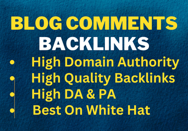 Create 70 blog comments backlinks with white hat method