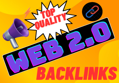 I will create 80 high quality web 2 0 backlinks for your website