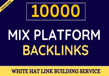10000 SEO Backlinks Article-Profile-Forum-Blog-Ping-Social and Trackback Mix Backlinks