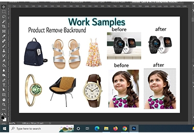 Photo editing & image background removal quick delivery