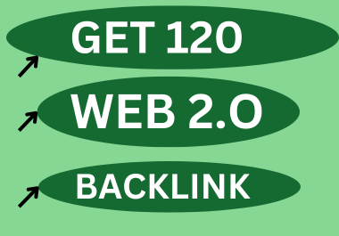 Perfect 120 High Quality web2.0 backlink Properties Package SEO rankings