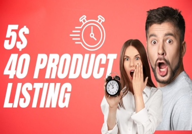 I will do product listing on any website,  proper description and title,  seo friendly,  wordpress.