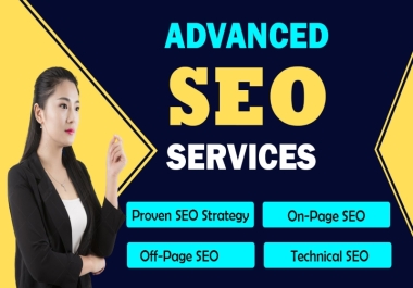 You will get Monthly SEO service on page and off page leads to a first page on Google