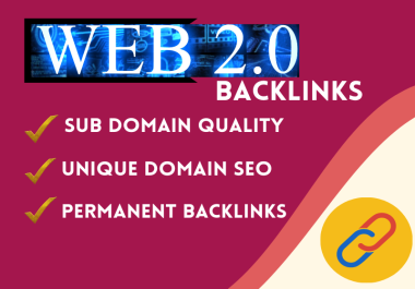 I will provide 70 web 2.0 backlinks to high authority websites