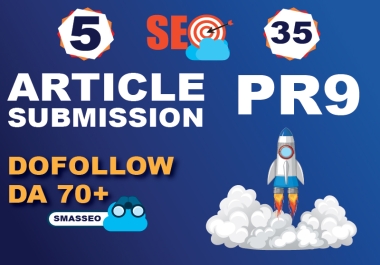 Super Seo 35 Profile Backlinks & 5 Article SEO Do-follow Backlinks DA 70+ for Ranking