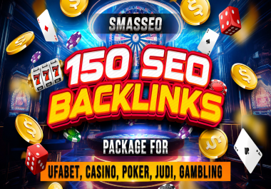 Rank 150 Unique Domain High Authority SEO Backlinks High DA Site