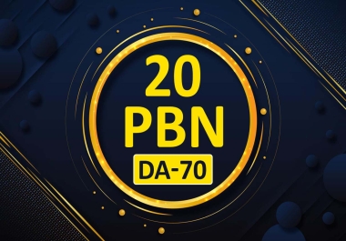 20 PBN homepage powerful unique permanent post